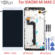 6,4" дисплей для XIAOMI Mi MAX 2 lcd сенсорный экран дигитайзер сборка AAA Качество с рамкой Замена для XIAOMI MAX 2 lcd