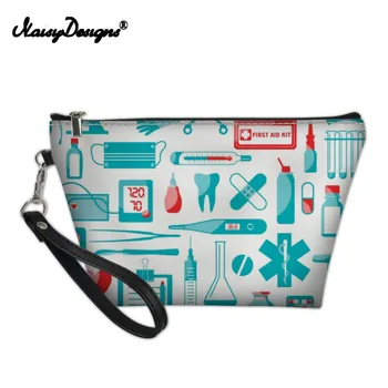 

Noisydesigns Cartoon Nurse Make Up Bag Fashion Travel Tote Cosmetic Bags Korean Style Toiletry Bags Make up Case Beauty Storage