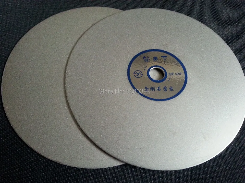 6 inch diamond flat polishing discs for lapidary grit #600