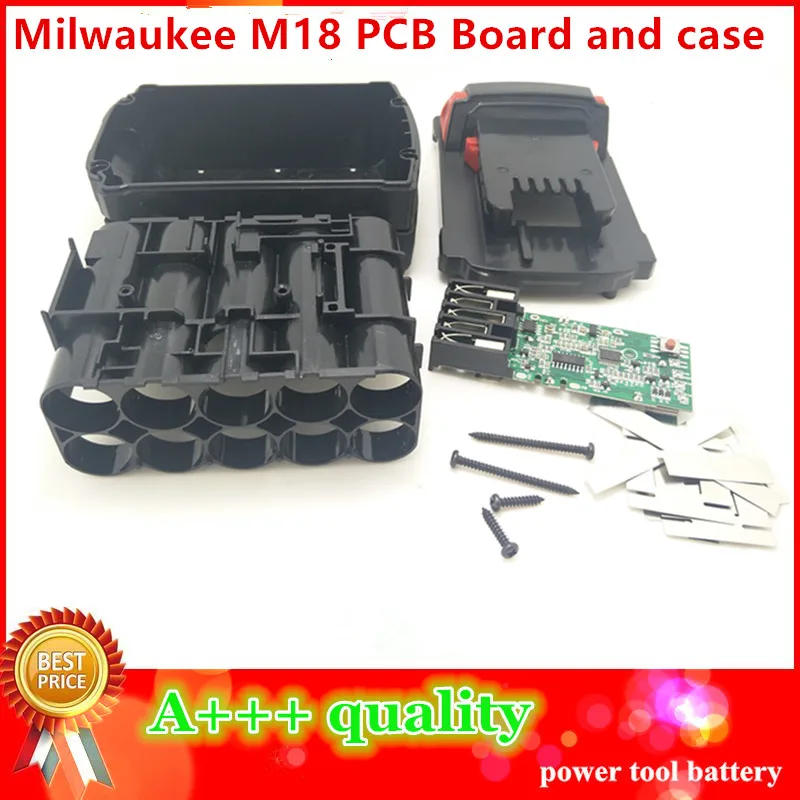 

M18 Shell Li-ion Battery Plastic Case Charging Protection Circuit Board For Milwaukee 18V M18 48-11-1815 3Ah 4Ah 5Ah PCB Board