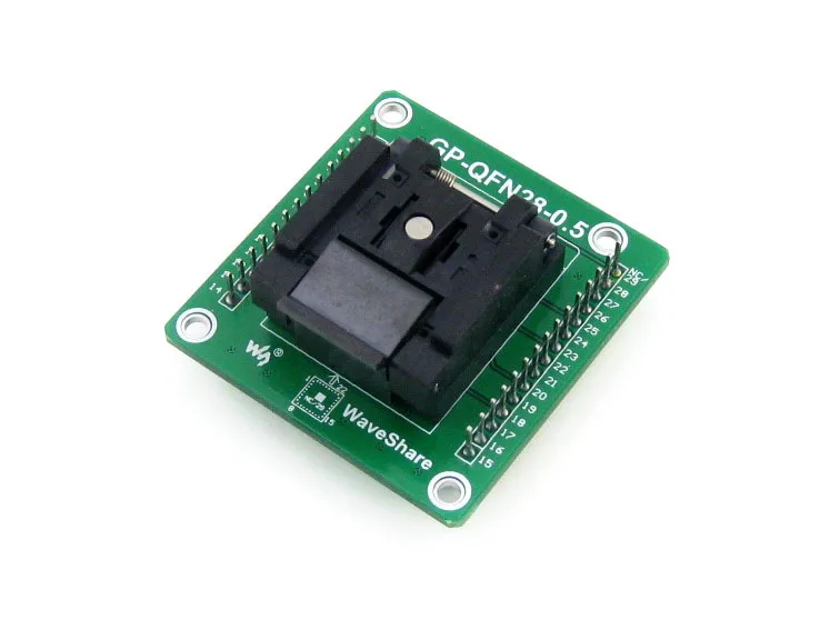 GP-QFN28-0.5-A QFN-28(36)B-0.5-02 QFN28 MLF28 Enplas IC Test Socket Programming Adapter 0.5mm Pitch with PCB