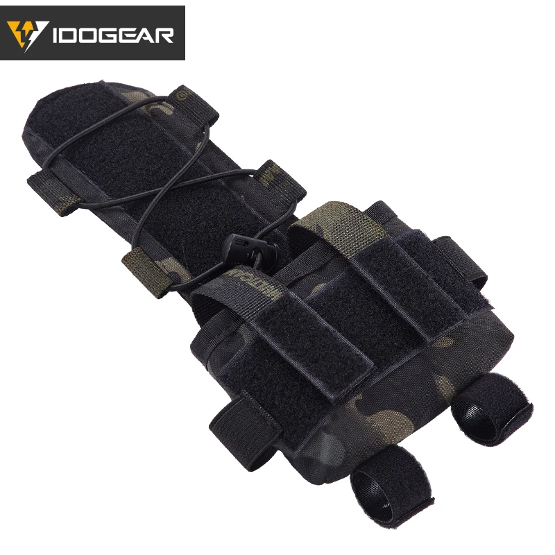 

IDOGEAR MK2 Battery Case for Helmet Tactical Helmet Pouch Hunting Accessories Night Pouch Helmet Bag Multicam Black 3525