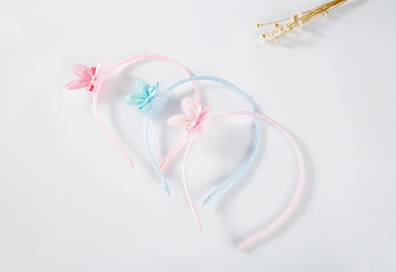 Бутик 15 шт. модные милые блестящие кроличьи уши Hairbands Kawaii Твердые уши животных бантом Жесткий держатели головных уборов аксессуары