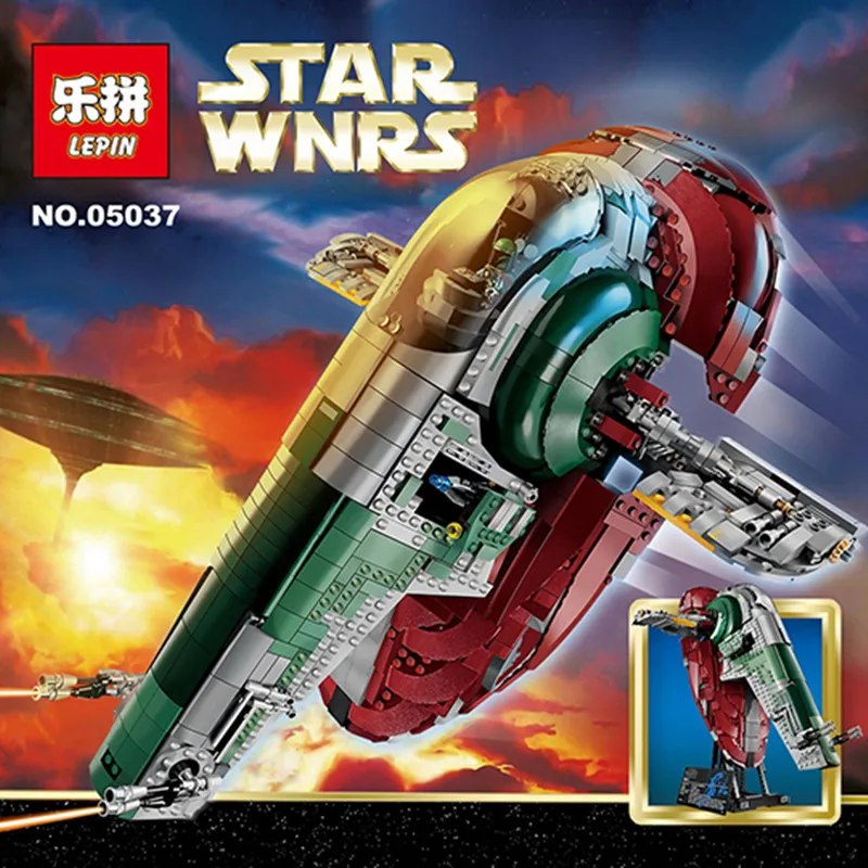 

LEPIN 05037 Star UCS The Slave Set 1 Model 2067pcs Building Block Bricks Wars Toys Compatible 75060 Children toys Gifts