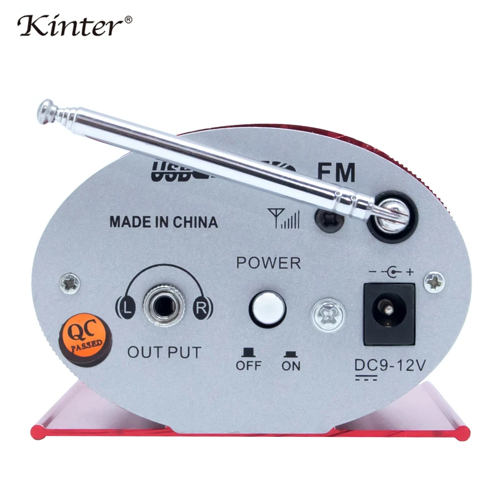 Kinter A3 усилитель аудио ридер USB SD вход FM радио Светодиодный дисплей DC12V предложение