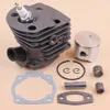 45mm Cylinder Head Piston Bearing Intake Manifold Gasket Kit For Husqvarna 55 51 50 Chainsaw Engine Motor Parts Nikasil Plate 3