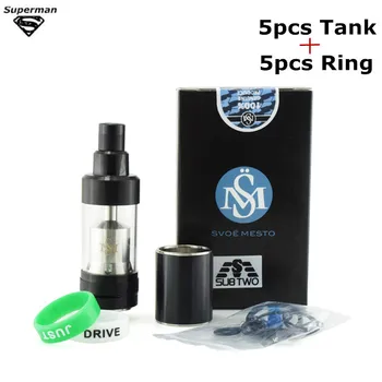 

5pcs high quality Kayfun v5 RDA atomizer vs 5pcs vape ring airflow control rebuildable big vapor tank 316 stainless steel