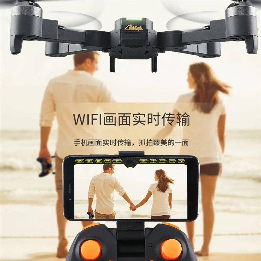 

720P Camera Drone Flying Aircraft Headless Mode High Performance Durable USB Charge LED Lighting Rolling UAV Premium Helicopter