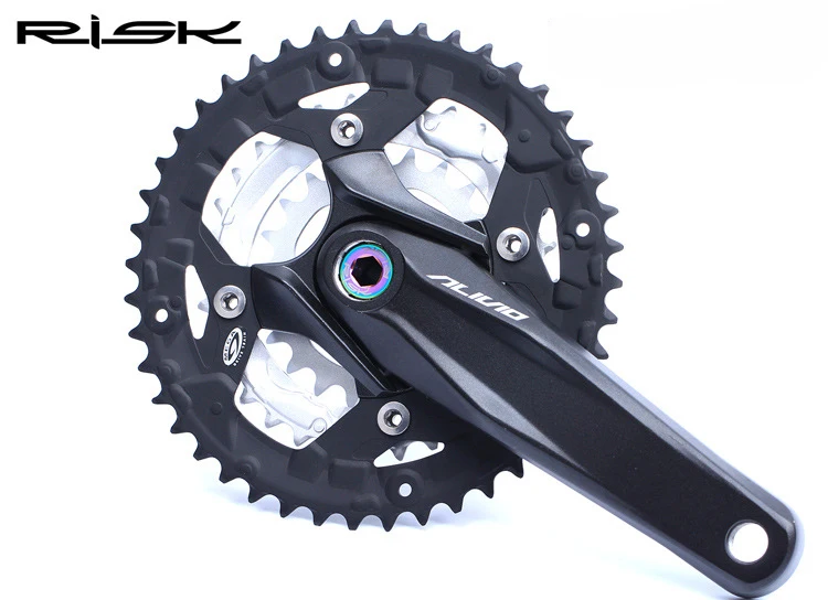 2PC Risk Titanium Bike Axis Fixing Screws M15*12mm MTB Road Bike Crank Arm Bolts