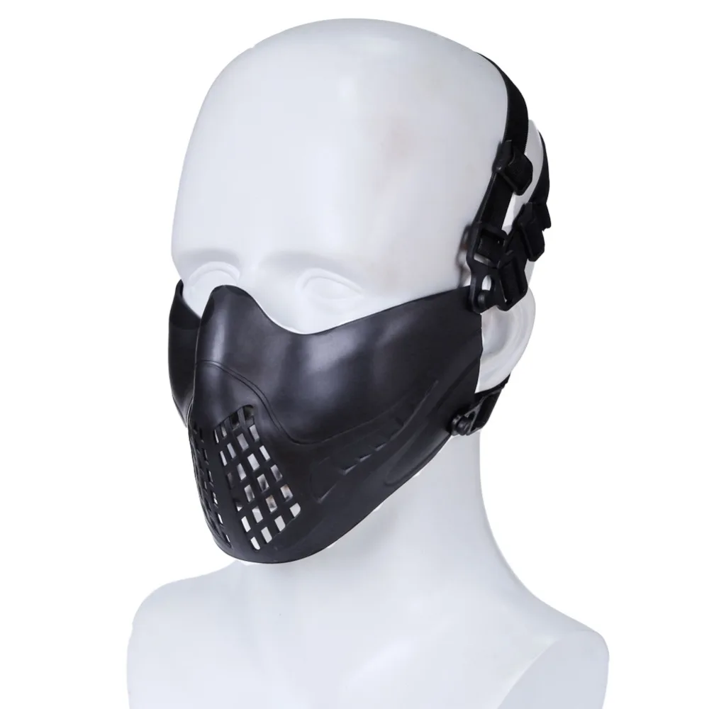 

Military Hunting Shooting Paintball Protective mask two pattern headband system outdoor tactical breathe freely Pilot Mask