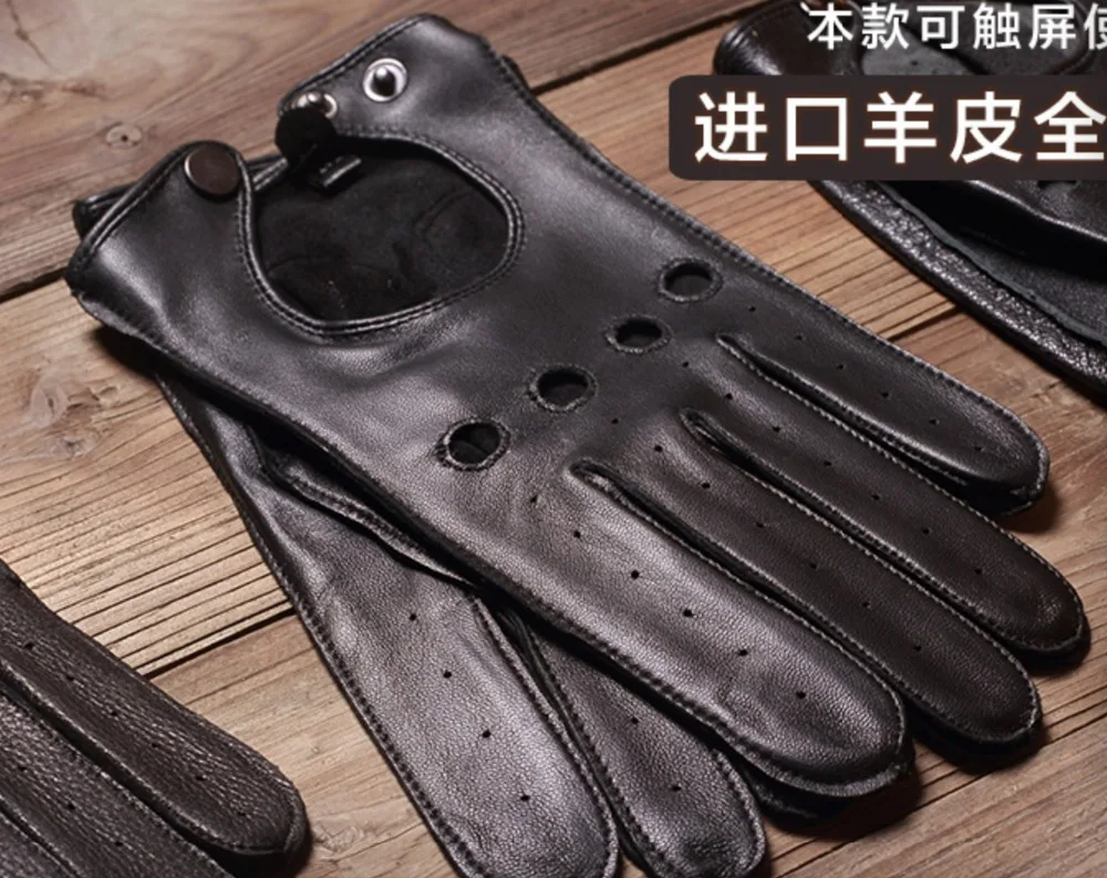 Vintage Open Knuckle Leather Driving glove c1