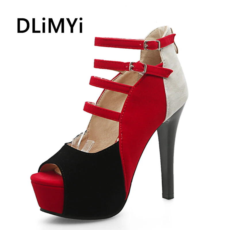 high-heeled Single shoes large size Thin Heels Big Female | Обувь