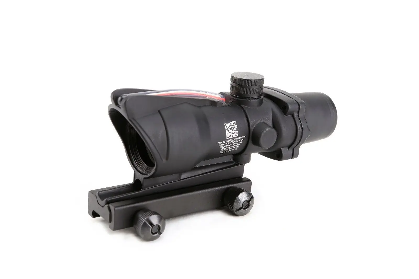 Magorui Tactical Hunting ACOG 4X32 Red Dot Sight Scope Real Red Fiber Source