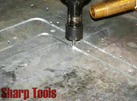 cnc end mill milling cutter router tool bits set for metal