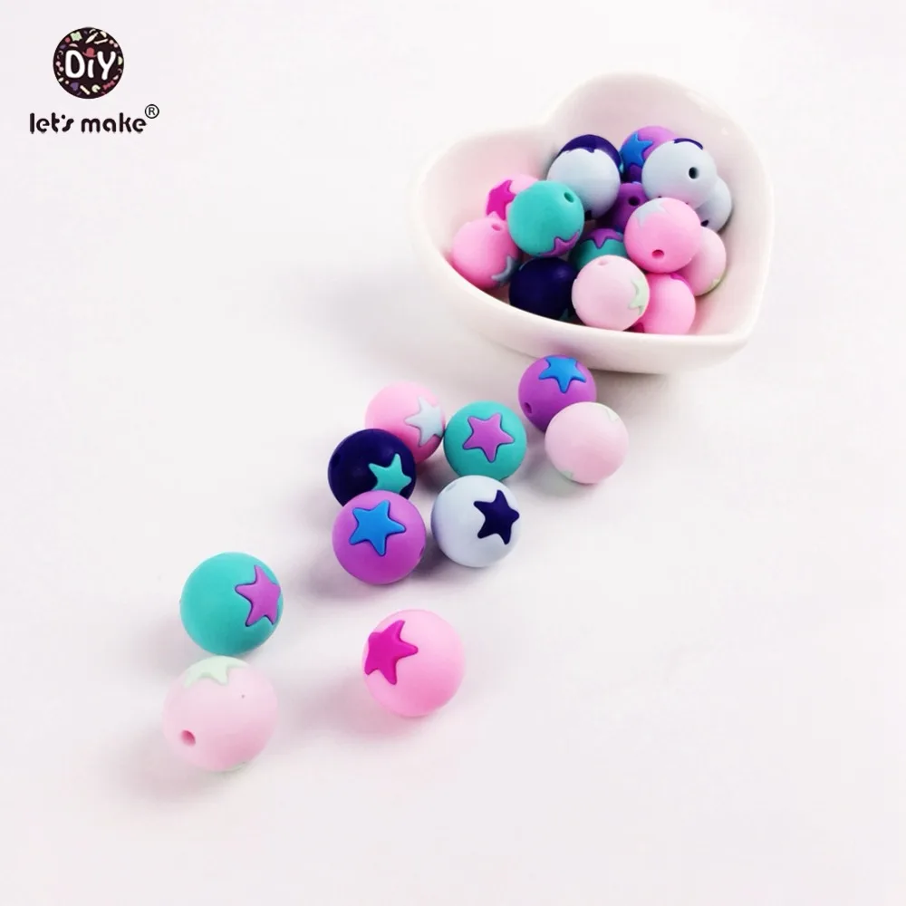 silicone beads baby teether