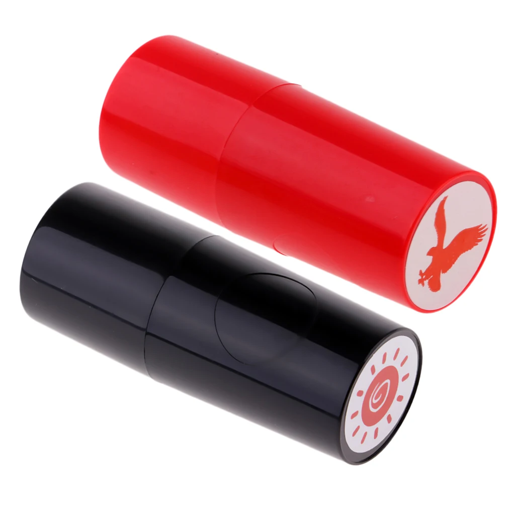 Perfeclan 2 Pcs Personalized Colorfast Quick-dry Golf Club Ball Stamper Stamp Marker Golf Ball Stamper Stamp