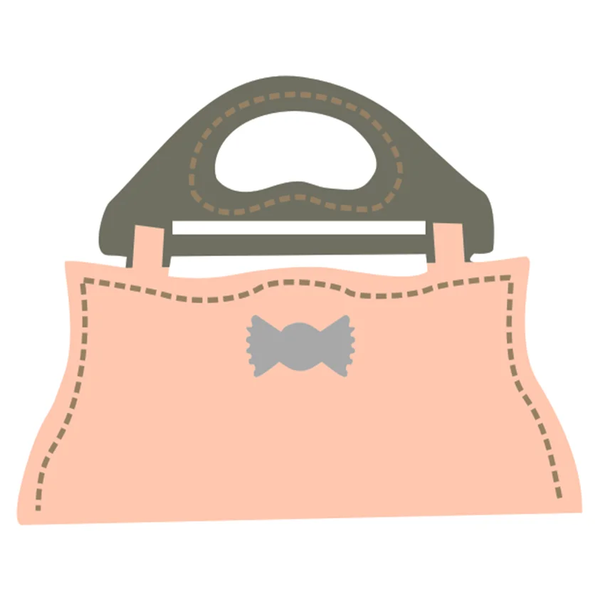 Dies Scrapbooking Nouveau Arrivage 2019 Carbon Steel Embossing DIY Handbag Stitch Fustelle Stencil Bow Die Troqueladora