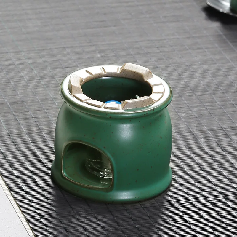 Coarse pottery tea liquid alcohol lamp cook stove ceramic warm tea base