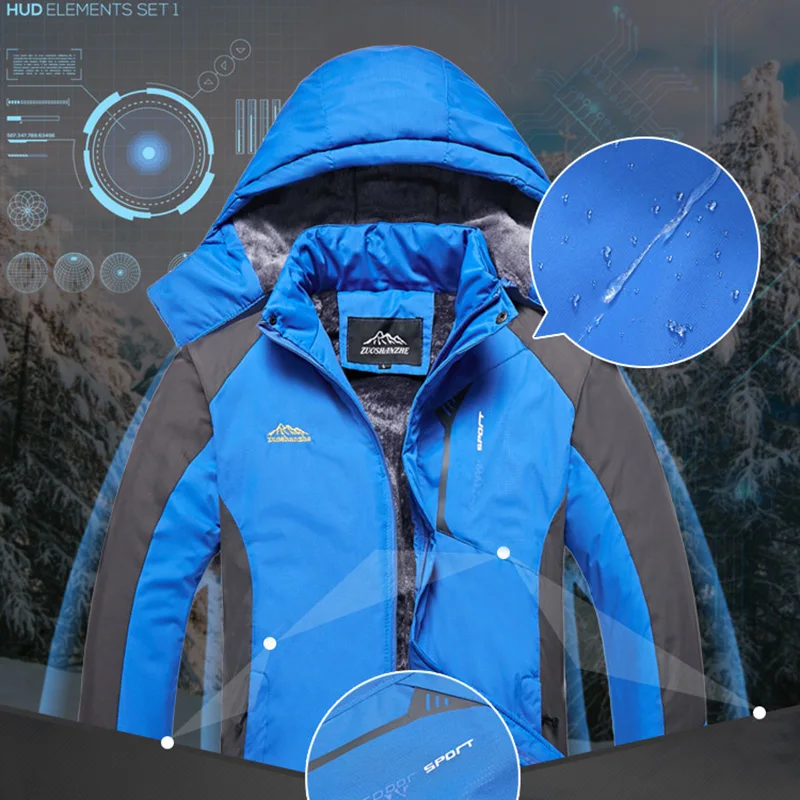 CCIVICFREE, Мужская зимняя флисовая водонепроницаемая куртка, уличная спортивная теплая брендовая куртка, треккинг, охота, рыбалка, куртки и штаны