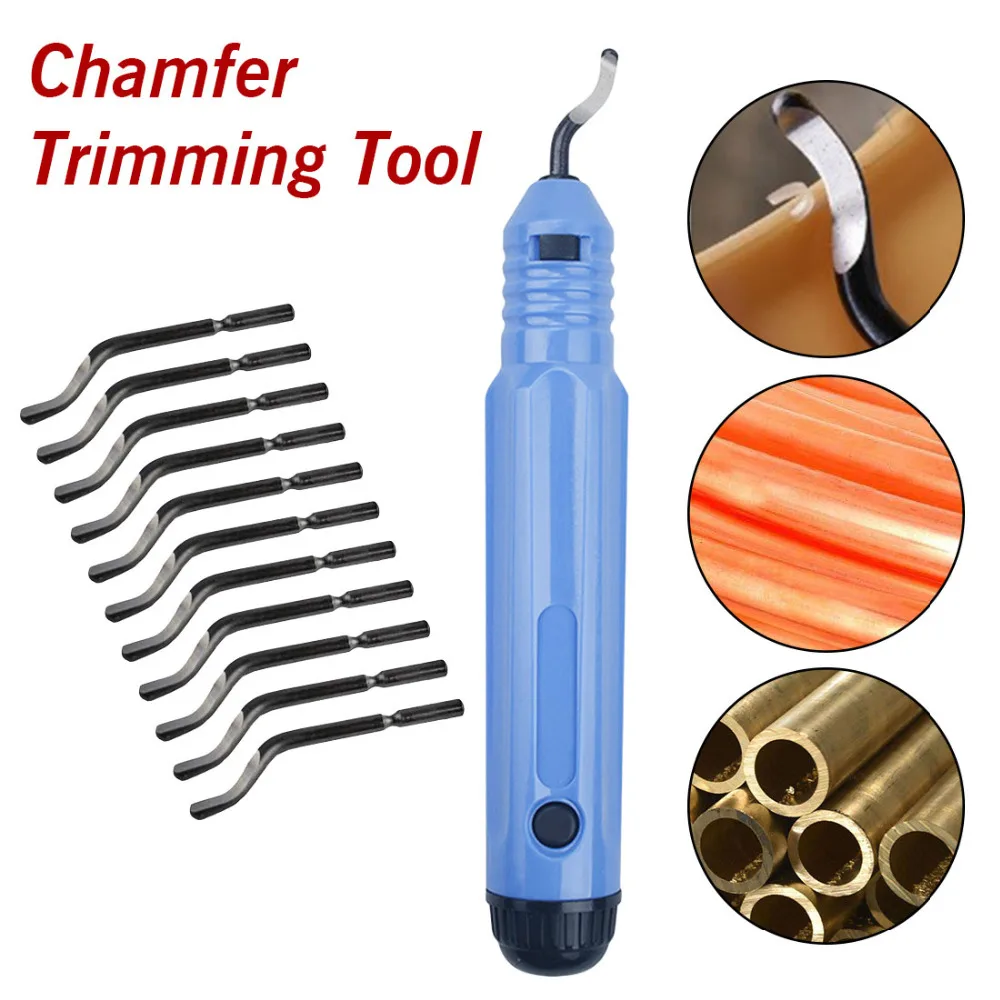 

Repair Part Deburred Tool 10pcs BS1010 S10 +1pc NB1100 Deburring Tool Blades
