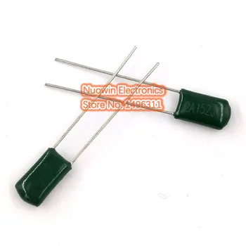 

100pcs Polyester film capacitor 1.5nF 100V 2A152J