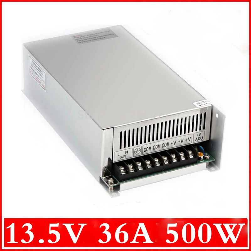 

High Quality LED display switching power supply LED strip lighting power adapter 13.5V 36A 500W transformer 100-240V