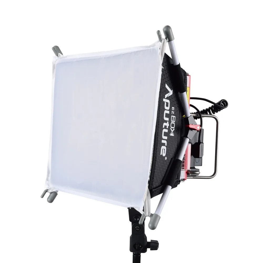 

DHL Aputure Amaran Tri-8C Bi-Color Dimmable Led Video Light Panel with EZ Box Diffuser Kit Two Batteries 2.4G Remote Controllers