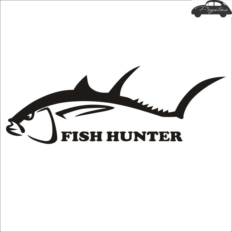 Fishing Hunter Fish Sticker Fish Decal Posters Wall Decals Pegatina Decor MuralFisher Sticker
