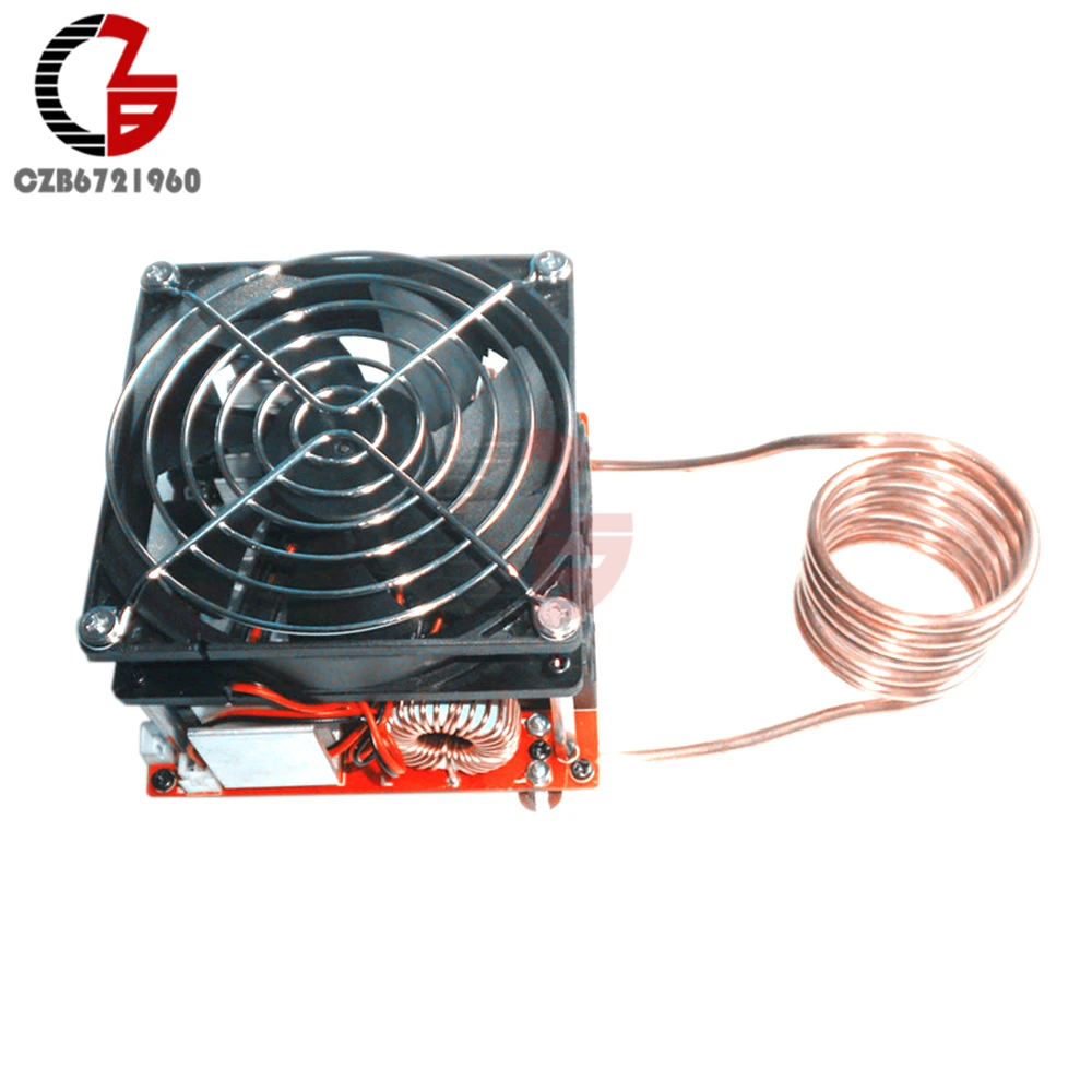 Placa de Aquecimento por Indução Fogão com Bobina Zvs Módulo Flyback Driver Aquecedor Ignição Ventilador Eletrônica Kit Diy dc 24 v 36 20a
