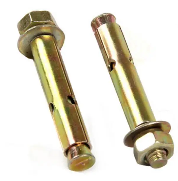 M6 M8 M10 External Hex Head Cardan Steel Color zinc expanding screws