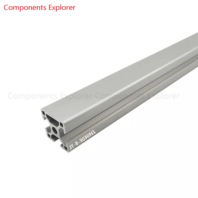 

Arbitrary Cutting 1000mm 3030 One Edge Aluminum Extrusion Profile,Silvery Color.