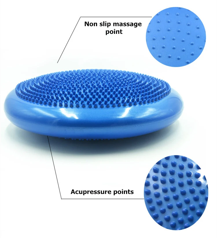 Yoga massage cushion mat balancing wheel cushiest pad riot thickening