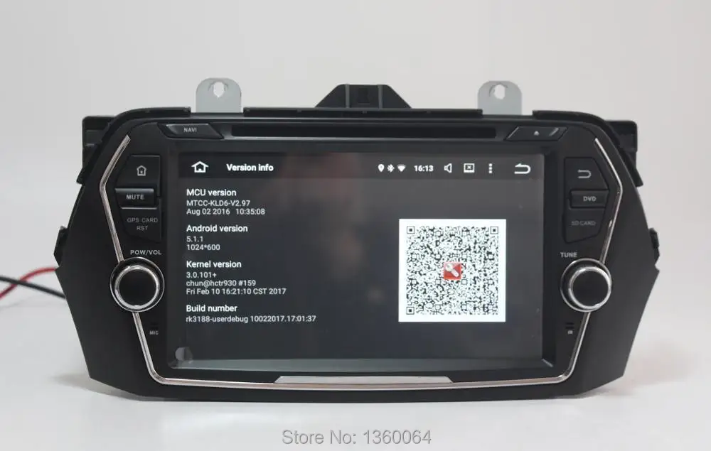 Perfect Quad Core 1024*600 HD Android 5.1.1 Car DVD GPS For SUZUKI CIAZ 2015 with Stereo Radio Head unit WIFI 4G DVR 1.6Ghz CPU/16G Nand 20