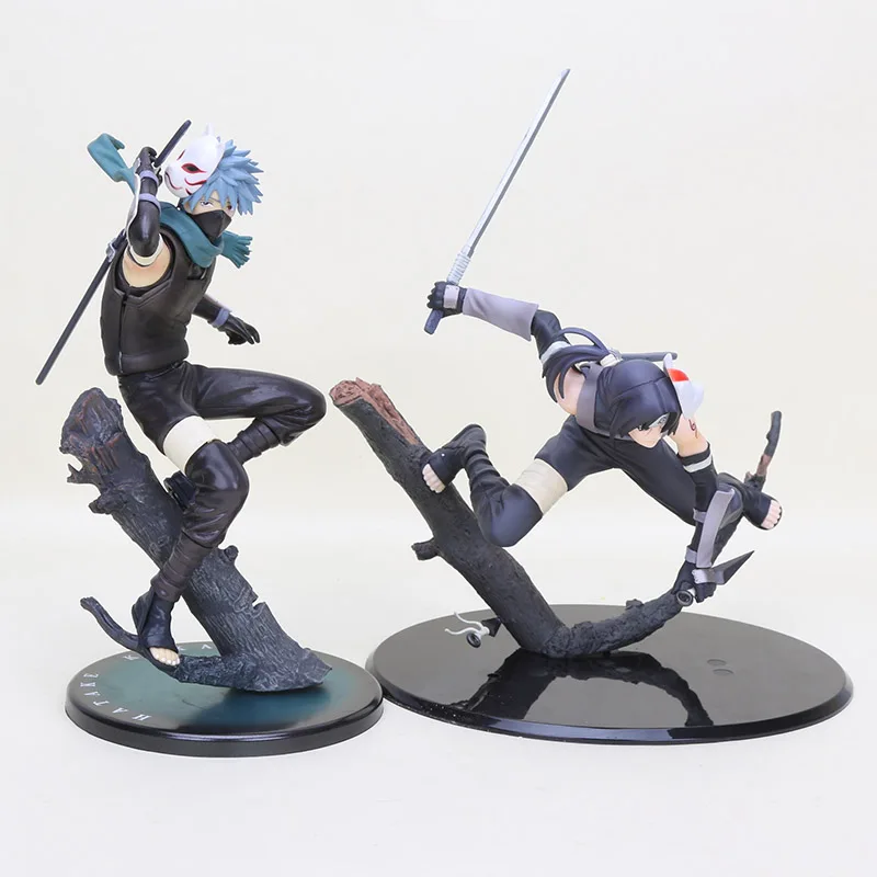 

20cm Anime Naruto figure toy Hatake Kakashi Itachi PVC Action Figure Collectible Model Toy Dolls Christmas Gifts