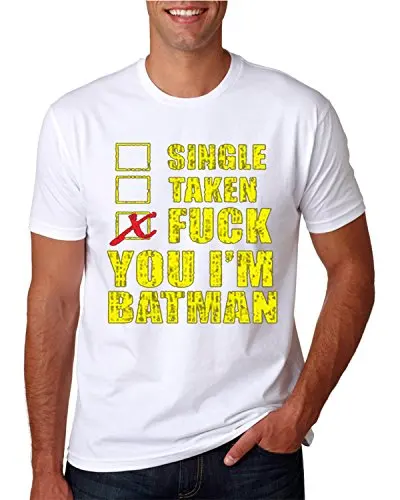 Одноместный Приняты Пошел На Хуй Я Бэтмен Футболка мужская Футболка|men t-shirt|t-shirt