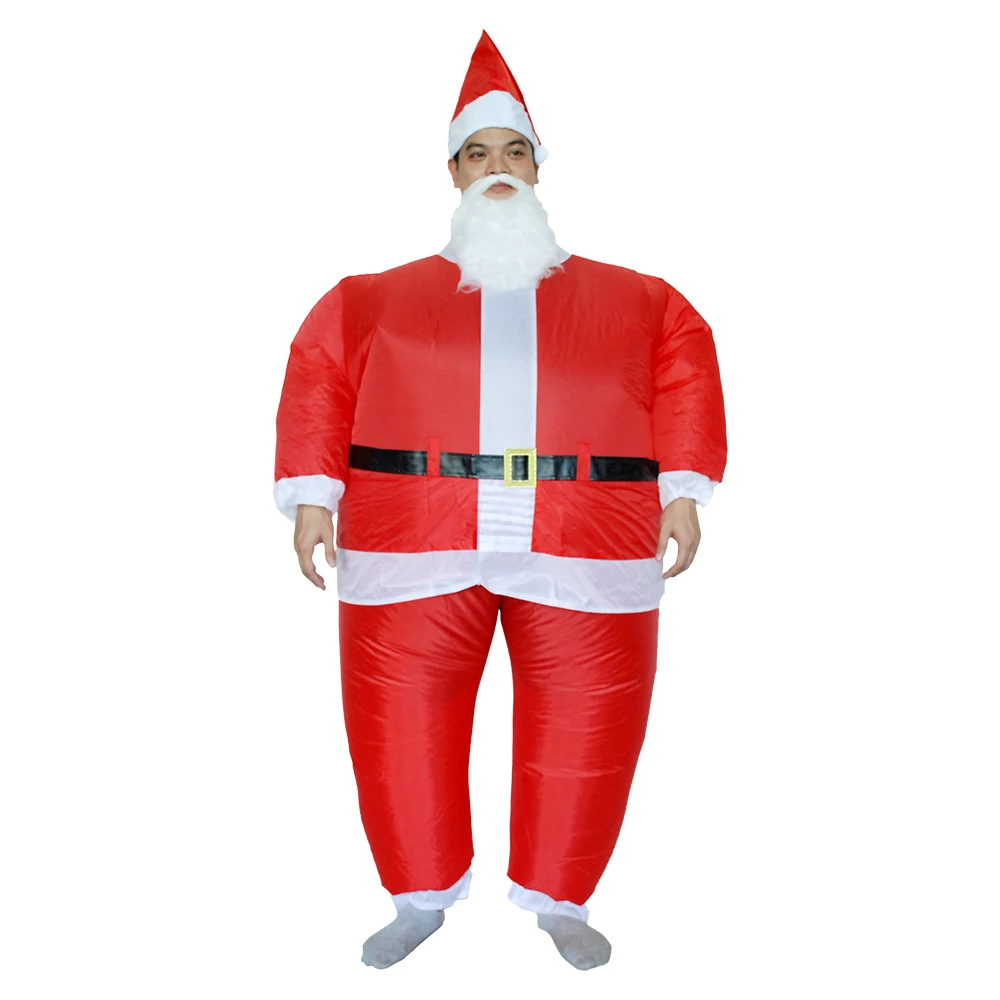 Kid Adult Inflatable Christmas Inflatable Suits Hot Christmas Santa