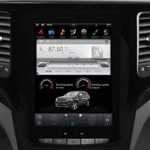 10,4 дюймов вертикальный экран Tesla стиль Android 7,1 автомобильный DVD gps плеер для Jeep Grand Cherokee 2012 2013