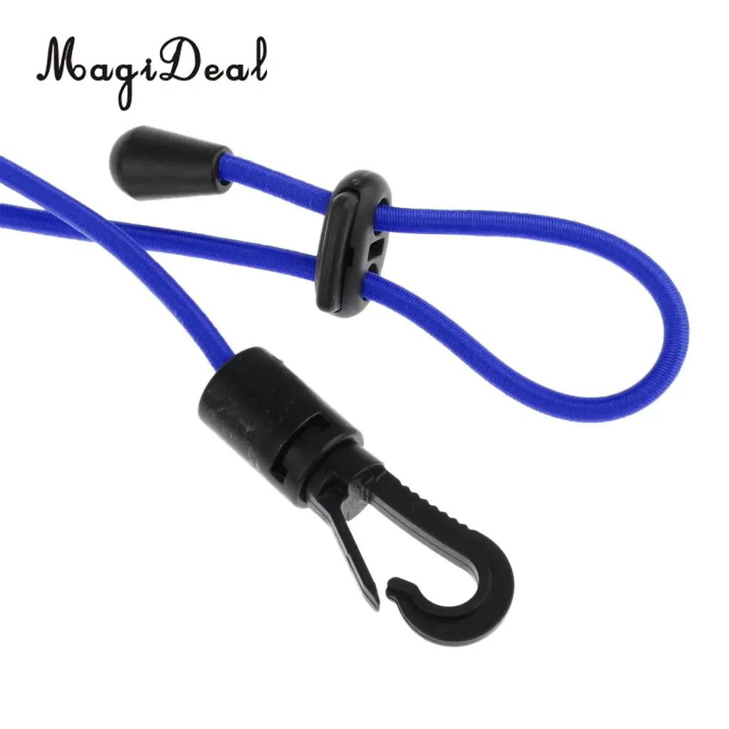 Perfeclan Elastic Safety Kayak Boat Paddle Leash Fishing Rod Cord Bungee Rope for Diving Fishing Boat Sailing Equipment