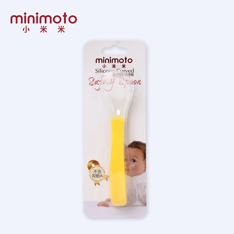 

Toddler Silicone Baby Feeding Spoon Safety Utensils Soft Newborn Lepel Flatware Patchwork Children Tableware Spoons Kids Tool