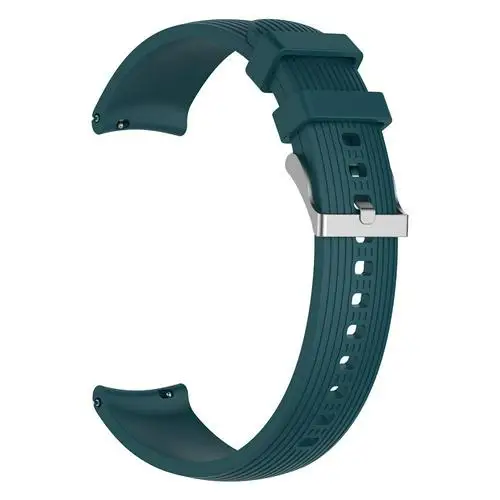 20 мм Регулируемый мягкий силиконовый Для мужчин спортивный смарт-ремешок для наручных часов Прочный Ремень Для samsung Galaxy SM-R810 42 мм& Шестерни 2/3/4 - Цвет: 橄榄绿