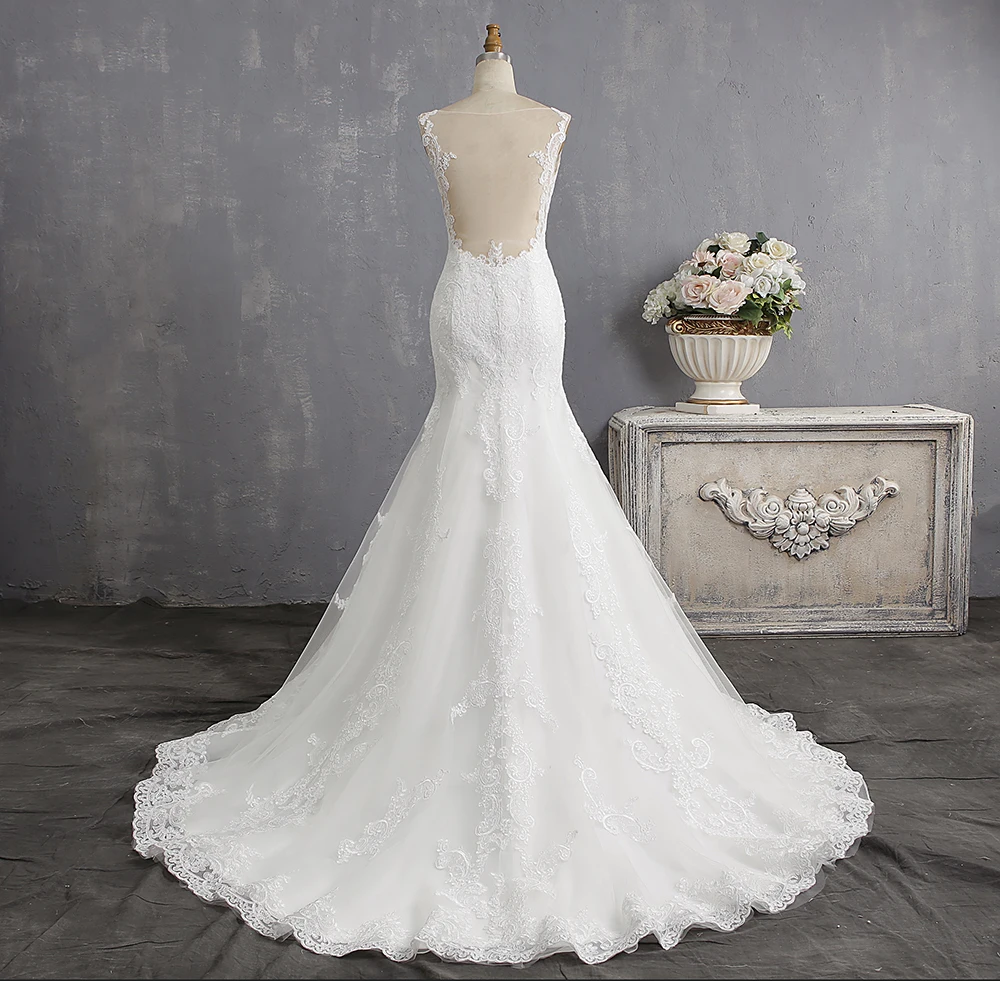 Vestidos De Novia Bridal Dresses 2018 Simple Backless Wedding Dress ...