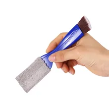 Портативный Двусторонняя Многофункциональный интерьер очистки скребок автомобильный стирка инструменты для кондиционирования воздуха Панель Gap пыли удалить