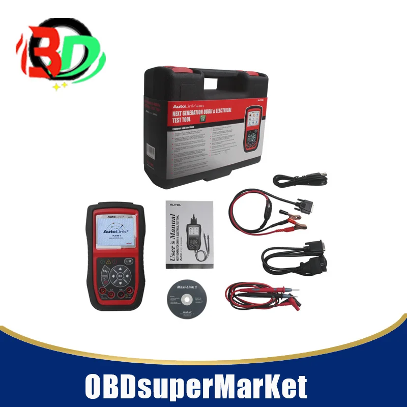 

Autel Auto Link AL539B OBDII Code Reader & Electrical Test Tool Easy To Use Support Update Online