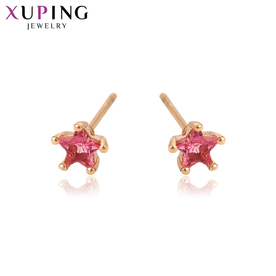 

Xuping Jewelry Popular Elegant Simple Star Shape Lovely Small Studs Earrings for Women Thanksgiving Gifts S99-96326