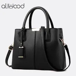 Aliwood новый простой Для женщин сумка PU кожаные сумочки дамы сумка женская сумка Посыльного Crossbody сумки Bolsas Feminina