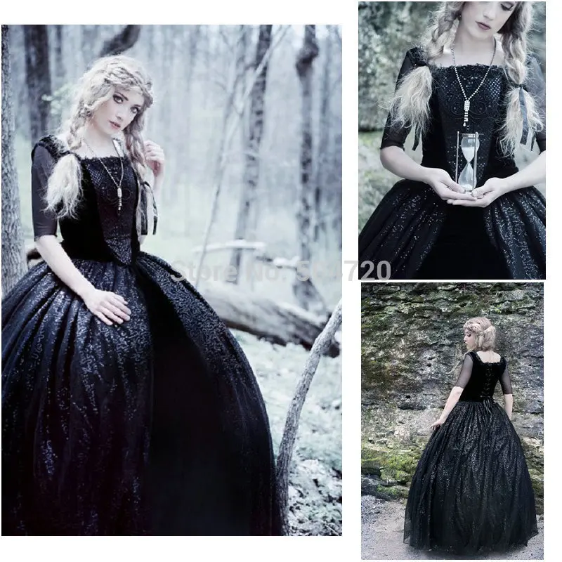 Век винтажный костюм викторианская готика Лолита/Civil War Southern Belle Ball Хэллоуин платья