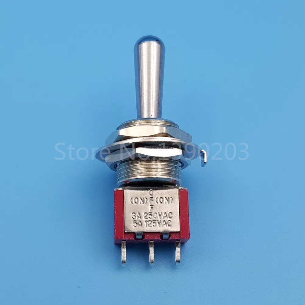 SH T8014A-Z1 12 мм 3Pin 3 положения MOM-OFF-MOM мгновенный SPDT Мини тумблер большая длинная ручка