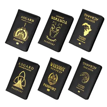 

THINKTHENDO 2019 New Fashion PU Leather Passport Case Holder RFID Blocking Travel ID Credit Card Wallet Cover