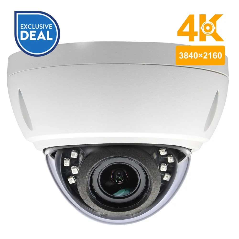 Anpviz HD 8MP IP Камера 100% compatibale с hikvision IVMS4200 купол H.265 Камера открытый Камера