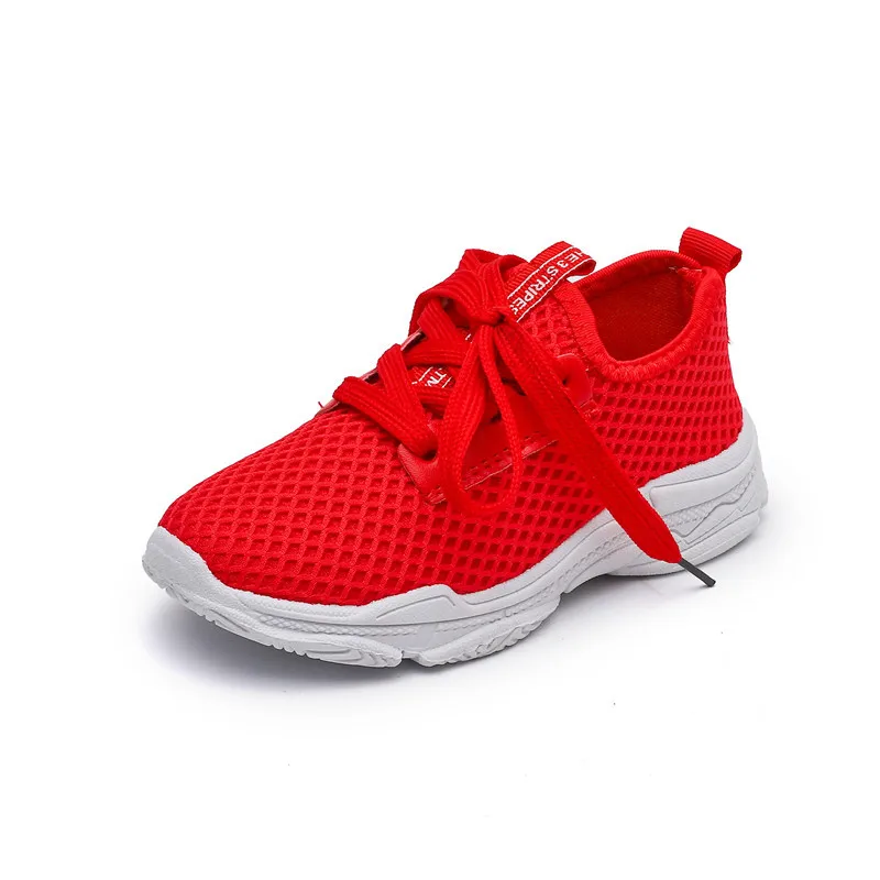 2019 Unisex Kids Mesh Running Sneakers Girls Shoe Boys Spring Breathable Trainers Children Comfortable Yeezys Sports Shoes